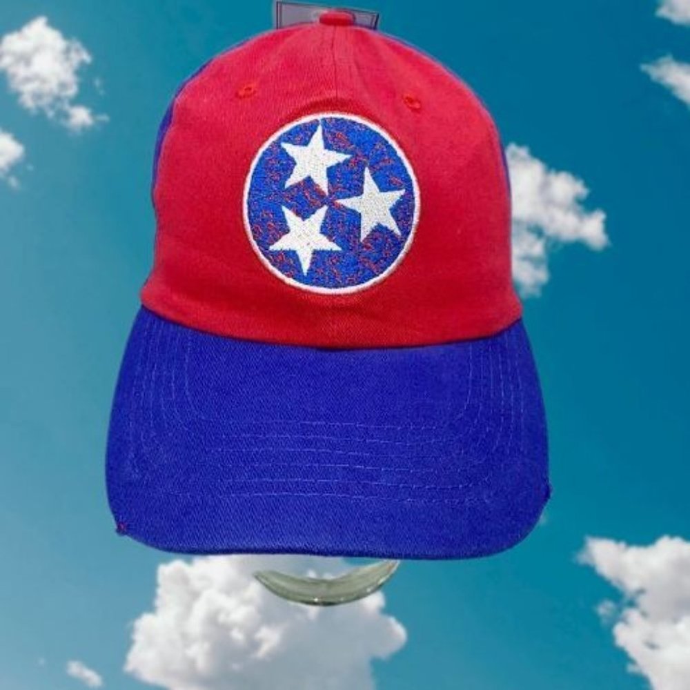 Tennessee Flag Baseball Hat NWT 100% Cotton